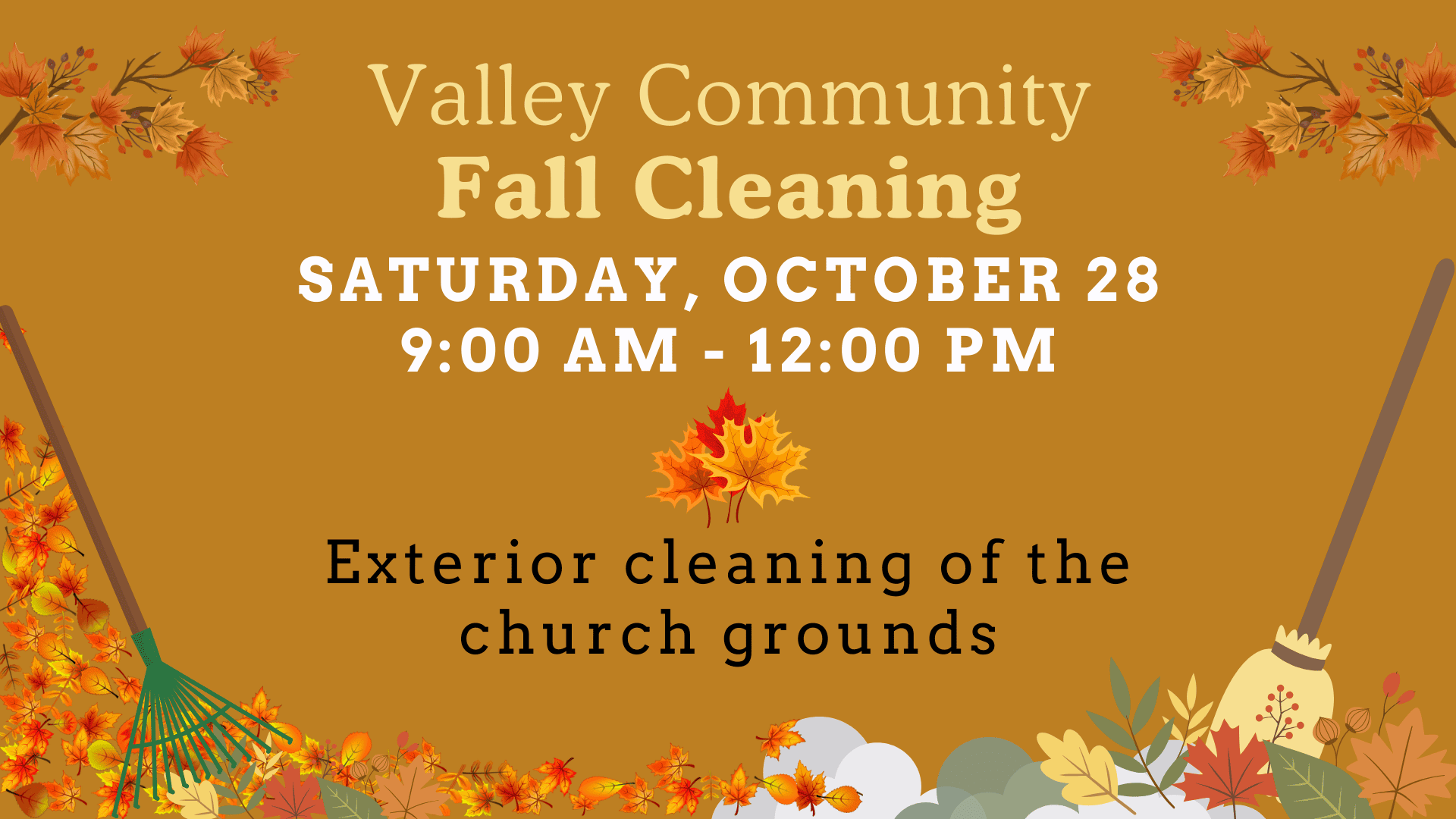 Fall Grounds Clean-Up