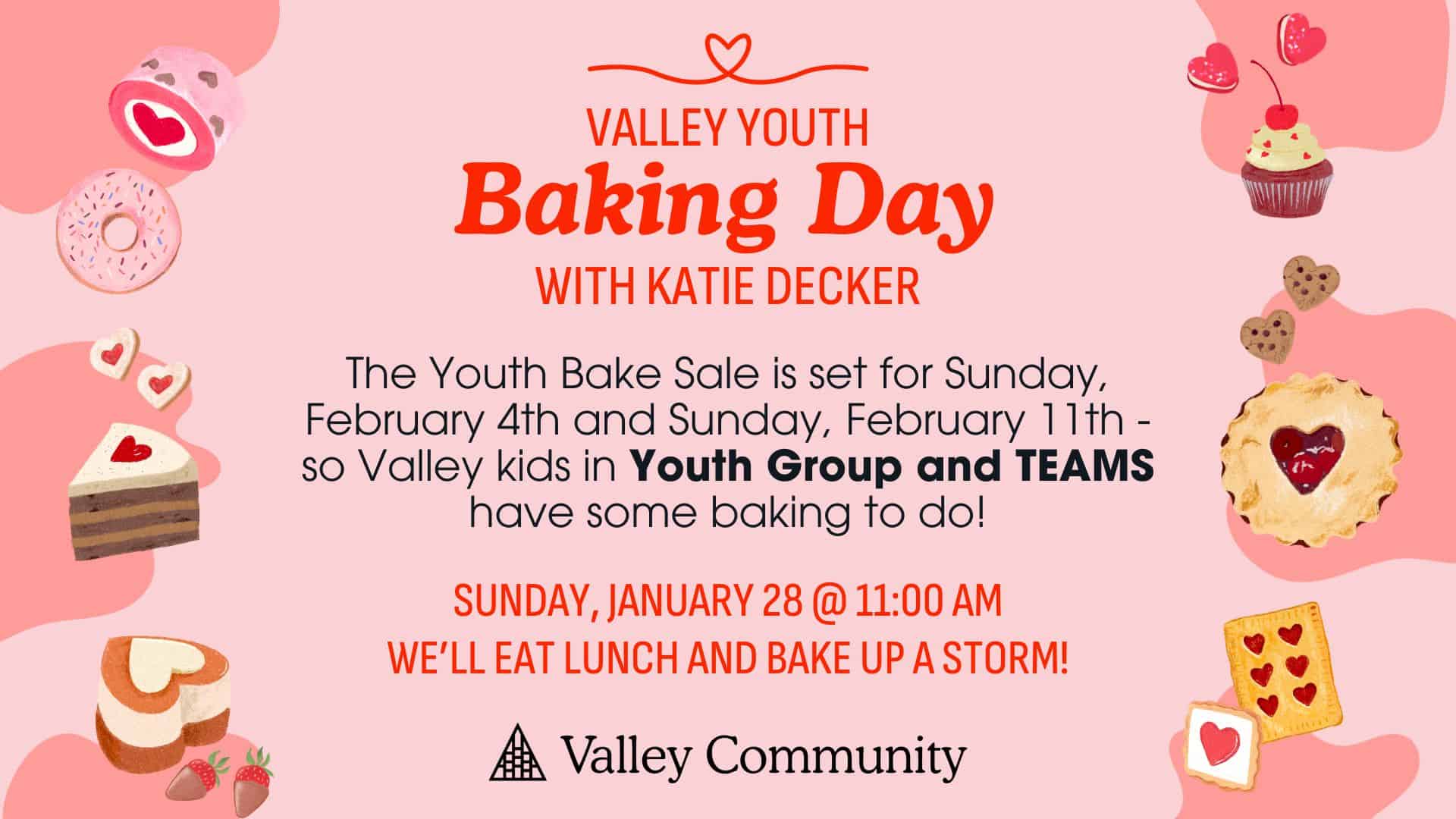 Valley Youth and TEAMS Baking Day
