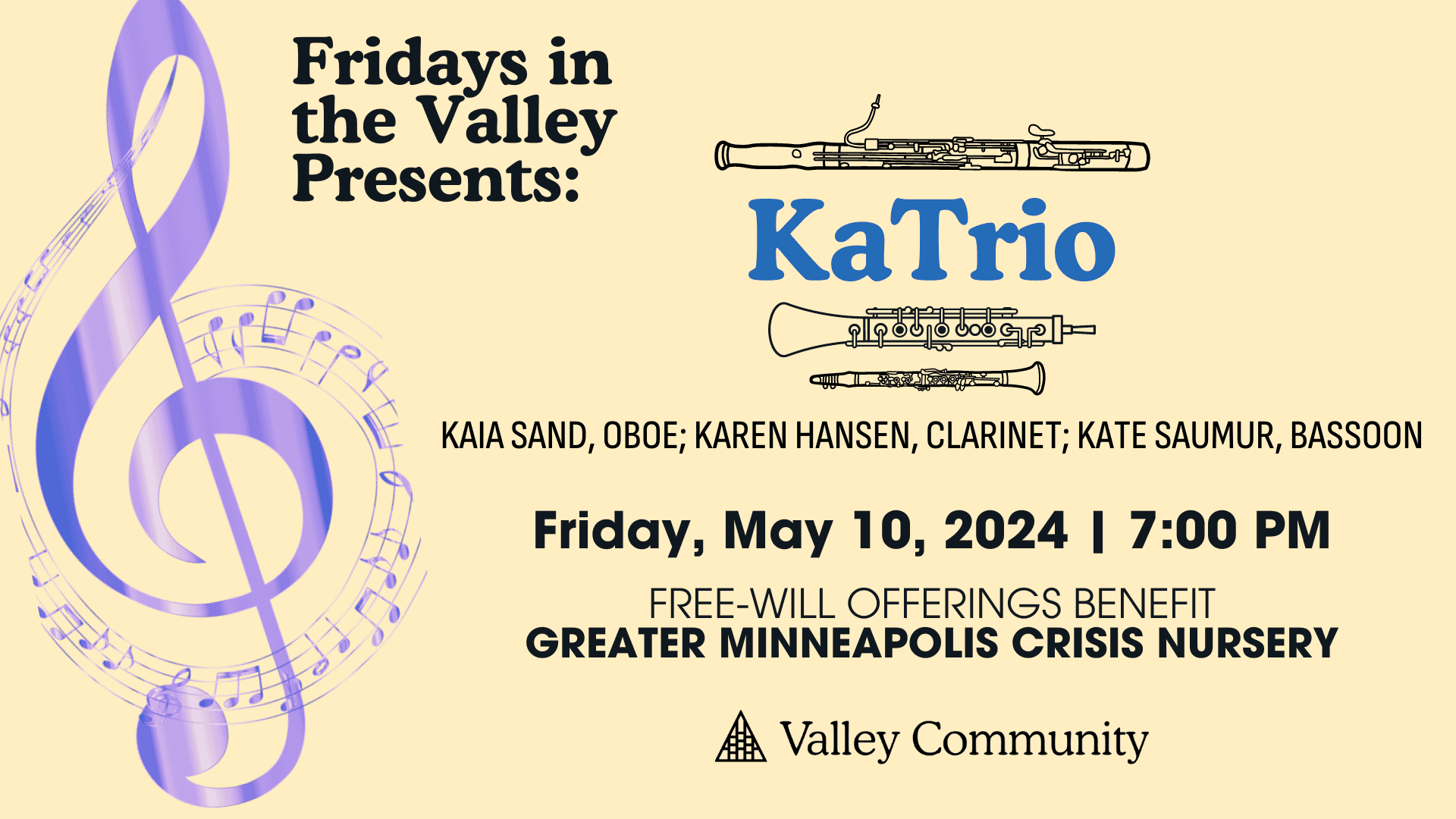 Katrio Fridays in The Valley Concert Series | May 10, 2024 | KaTrio - Valley ...