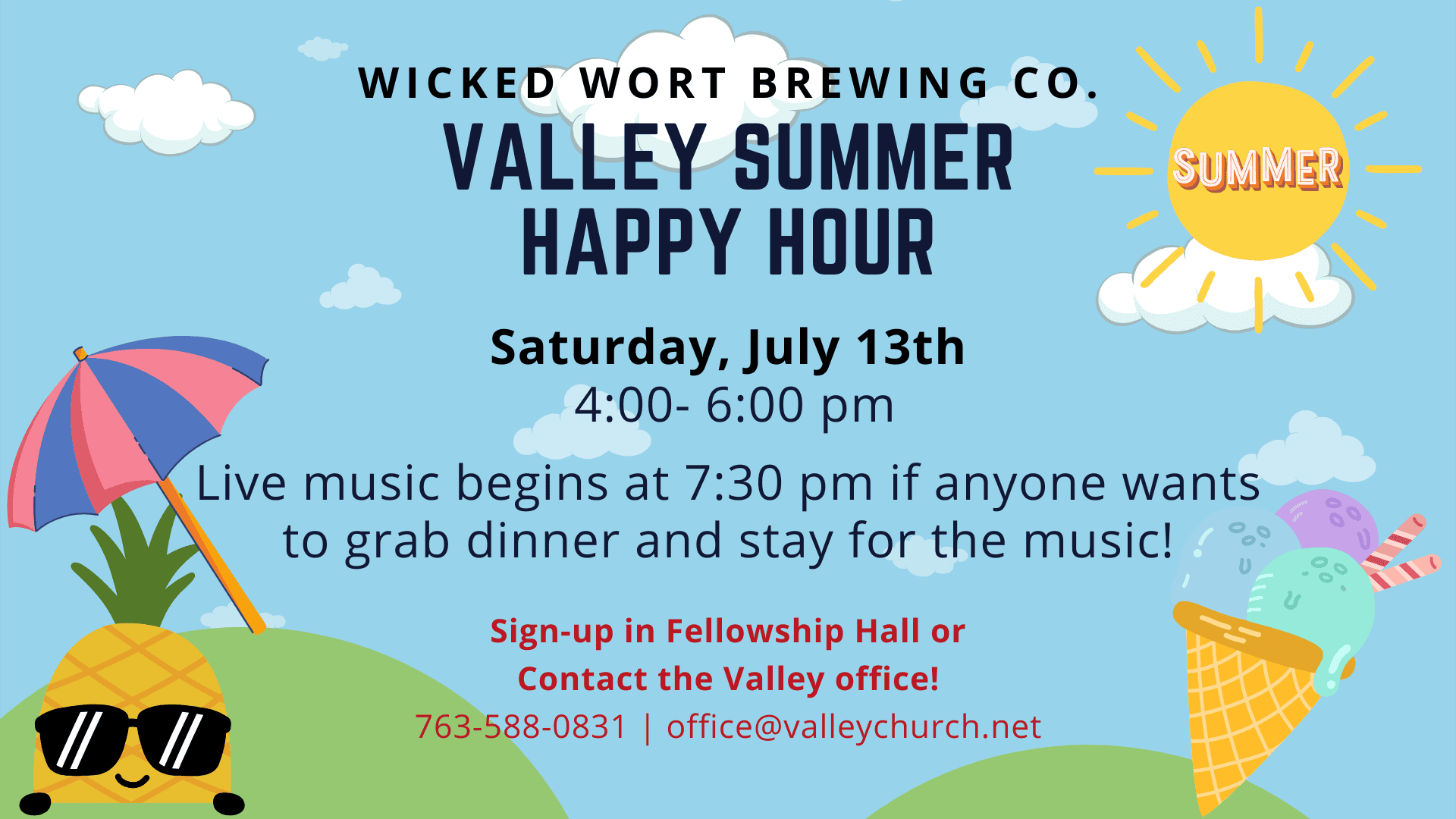 Valley Summer Happy Hour