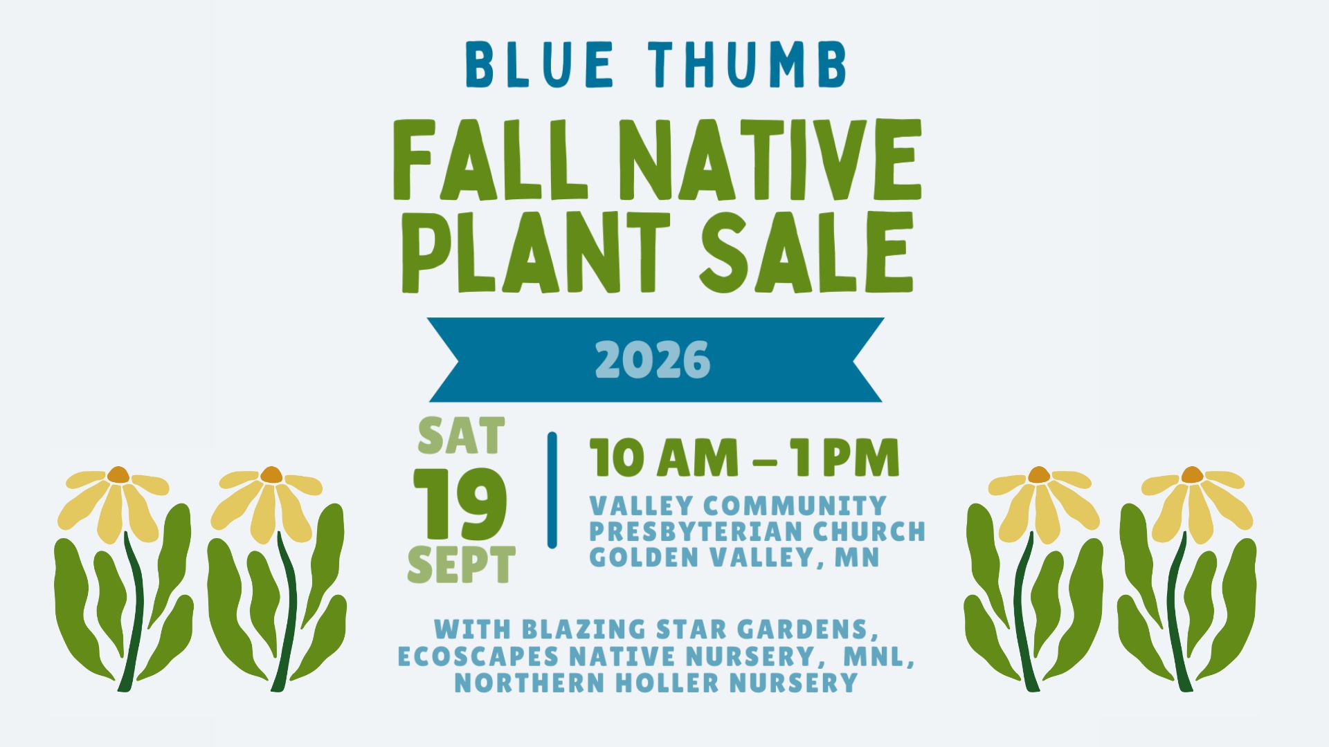 Blue Thumb Native Plant Sale