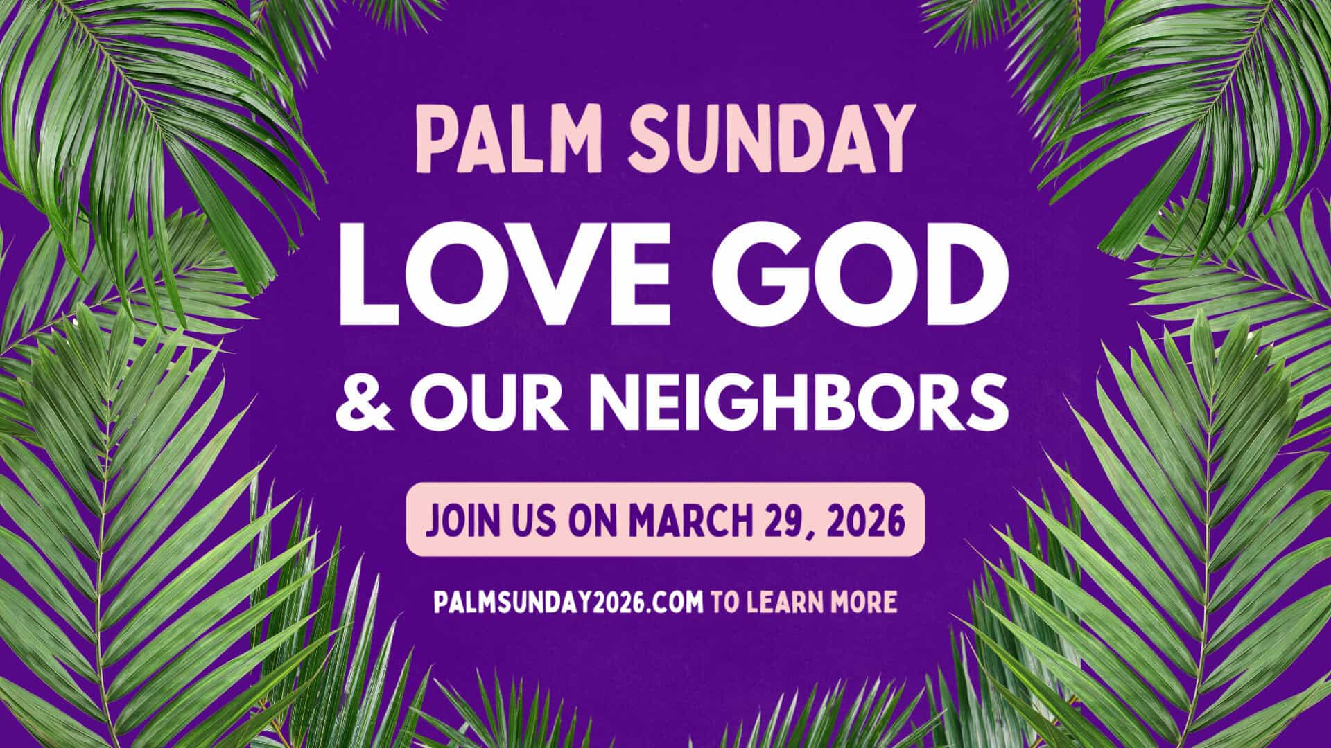 Palm Sunday Procession to the Capitol