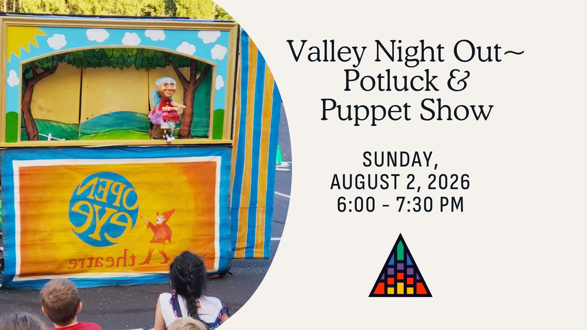 Join us for Open Eye Theatre’s Driveway Tour puppet show!