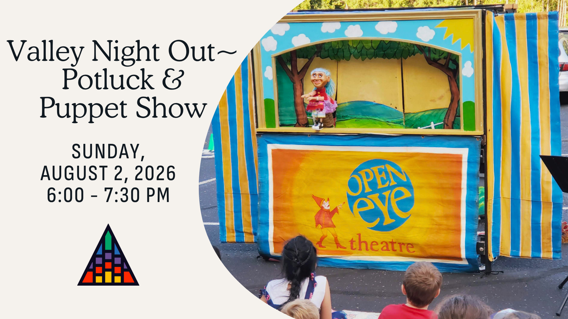 Join us for Open Eye Theatre’s Driveway Tour puppet show!